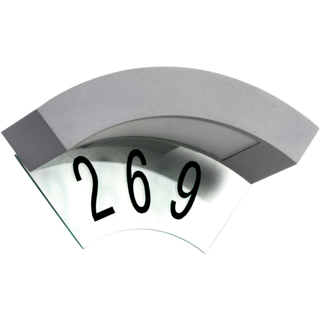 Luxform Canning Anthracite Wall Light - Size: 11.9 x 26.3 x 14.2cm - Grey - Wilko - image 1
