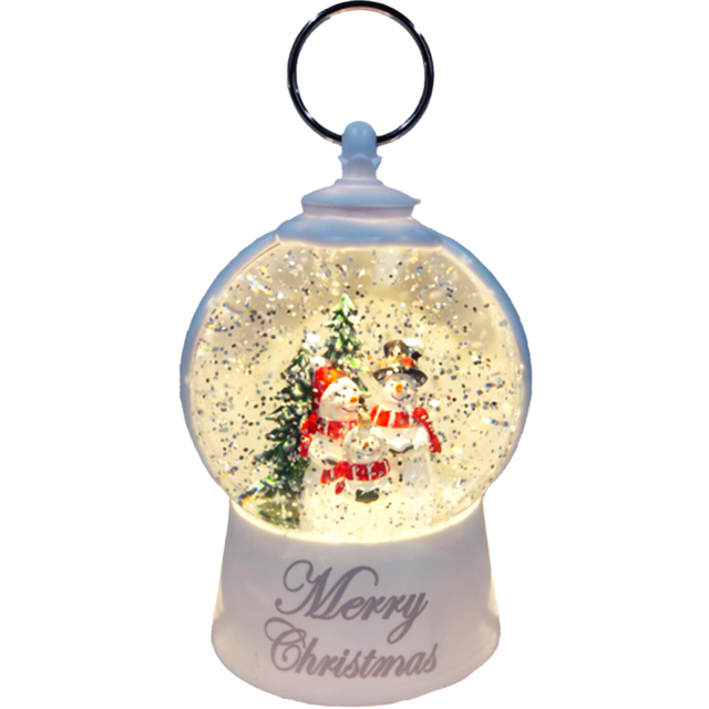 Merry Christmas Snowman LanternMulticolour - Wilko