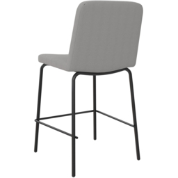 Dorel Corey Grey Faux Leather Counter Stool - Size: 88 x 47 x 52cm - Wilko - thumbnail 7