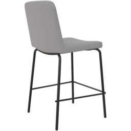 Dorel Corey Grey Faux Leather Counter Stool - Size: 88 x 47 x 52cm - Wilko - thumbnail 6
