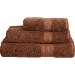 Imperial Hotel Quality Chocolate Combed Cotton Turkish Bath Mat - Size: 50 x 80 x 4cm - Brown - Wilko