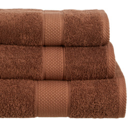 Imperial Hotel Quality Chocolate Combed Cotton Turkish Bath Mat - Size: 50 x 80 x 4cm - Brown - Wilko - thumbnail 3