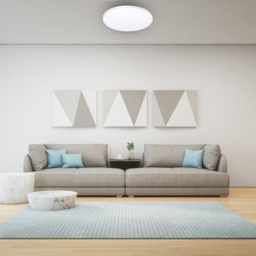Milagro Siena White LED Ceiling Lamp with Remote 230V - Size: 4 x 55 x 4cm - Wilko - thumbnail 3