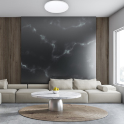 Milagro Siena White LED Ceiling Lamp with Remote 230V - Size: 4 x 55 x 4cm - Wilko - thumbnail 4