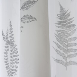 Grey Bracken Panel Voile Curtain 137 x 140cm - Size: W 137 x D 140cm - Wilko - thumbnail 4