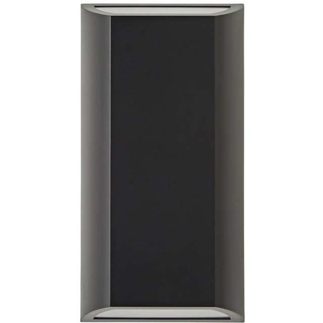ValueLights Leon Matte Black Up and Down LED Outdoor Wall Light - Size: 22 x 11.3 x 5.1cm - Wilko - image 1