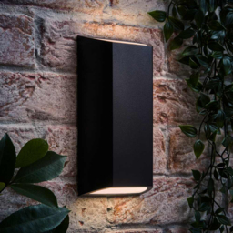 ValueLights Leon Matte Black Up and Down LED Outdoor Wall Light - Size: 22 x 11.3 x 5.1cm - Wilko - thumbnail 3