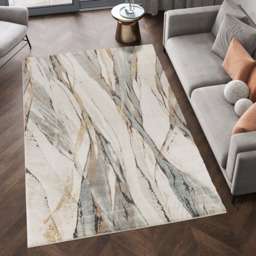 Desire Rugs Essence Rustic Abstract Rug 200 x 290cm - Size: 290 x 200 x 2cm - Brown - Wilko - thumbnail 3