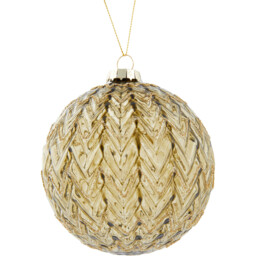 Opaque Bauble Olive Green - Olive Green - Size: 1 Piece - Wilko - thumbnail 1