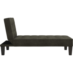 Dorel Adalynn Grey Linen Chaise Lounger - Size: 80 x 73 x 163cm - Wilko - thumbnail 5