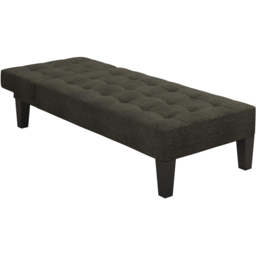 Dorel Adalynn Grey Linen Chaise Lounger - Size: 80 x 73 x 163cm - Wilko - thumbnail 7