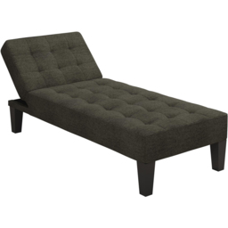 Dorel Adalynn Grey Linen Chaise Lounger - Size: 80 x 73 x 163cm - Wilko - thumbnail 6