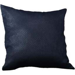 Serene Metro Navy Cushion Cover - Size: 43 x 43cm - Blue - Wilko - thumbnail 1