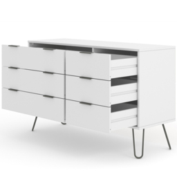 Core Products Augusta 6 Drawer White Chest of Drawers - Wilko - thumbnail 6