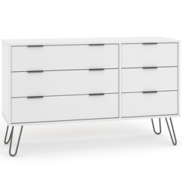 Core Products Augusta 6 Drawer White Chest of Drawers - Wilko - thumbnail 5