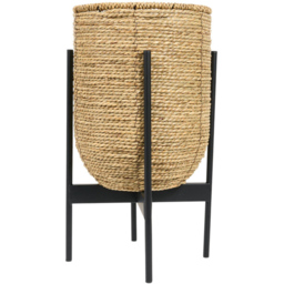 Seagrass Planter on Metal StandNatural - Wilko - thumbnail 5