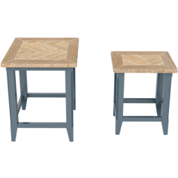 Baumhaus Signature Blue Nest of Tables Set of 2 - Wilko - thumbnail 4