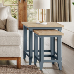 Baumhaus Signature Blue Nest of Tables Set of 2 - Wilko - thumbnail 6
