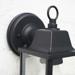 ValueLights Allgreave Black Outdoor Wall Lantern - Size: 21 x 10.5 x 14.5cm - Wilko - thumbnail 4