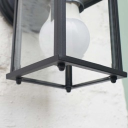 ValueLights Allgreave Black Outdoor Wall Lantern - Size: 21 x 10.5 x 14.5cm - Wilko - thumbnail 5