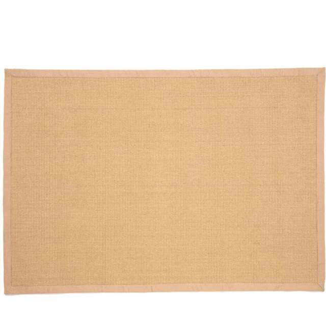 Esselle Home Swinton Beige Sisal Jute Boucle Rug 160 x 230cm - Size: 230 x 160 x 1cm - Cream - Wilko - image 1