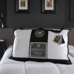 The Lyndon Company Duck Down Pillow - Size: Single - White - Wilko - thumbnail 3