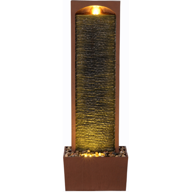 Teamson Home Red Rock Textured Waterfall Outdoor Fountain 38.5 inch - Size: 97.99 x 22 x 34.01cm - Wilko - image 1