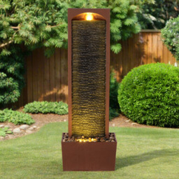 Teamson Home Red Rock Textured Waterfall Outdoor Fountain 38.5 inch - Size: 97.99 x 22 x 34.01cm - Wilko - thumbnail 3
