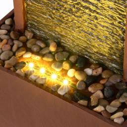 Teamson Home Red Rock Textured Waterfall Outdoor Fountain 38.5 inch - Size: 97.99 x 22 x 34.01cm - Wilko - thumbnail 6
