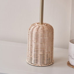 Pacific Lifestyle Hali Rattan Shade and Base Table Lamp - Size: 53 x 31 x 31cm - Brown - Wilko - thumbnail 4