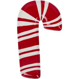 Candy Cane Ceramic Plate Red - All I Want For Christmas - Wilko - thumbnail 5