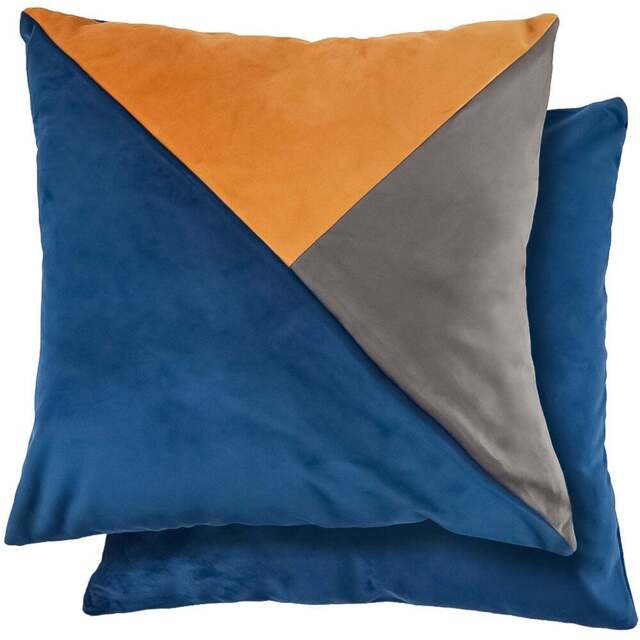 Serene Picasso Blue Cushion Cover 43 x 43cm - Wilko - image 1