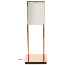 Premier Housewares Chrome Finish Table Lamp - Size: 38 x 19 x 50cm - Gold - Wilko - thumbnail 5