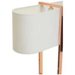 Premier Housewares Chrome Finish Table Lamp - Size: 38 x 19 x 50cm - Gold - Wilko - thumbnail 6