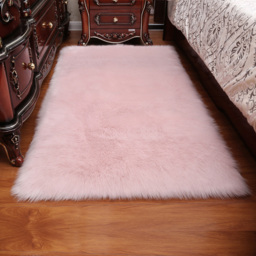 Living and Home Pink Shaggy Rug 100 x 180cm - Size: 3 x 100 x 180cm - Wilko - thumbnail 3