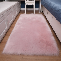 Living and Home Pink Shaggy Rug 100 x 180cm - Size: 3 x 100 x 180cm - Wilko - thumbnail 7