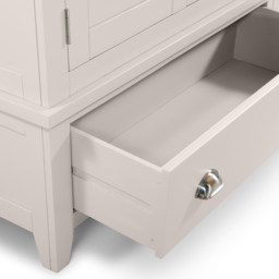 Julian Bowen Richmond 2 Door Single Drawer Wardrobe - Size: 2 Door, Single Drawer - Grey - Wilko - thumbnail 7