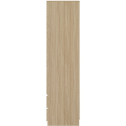 GFW Catania 3 Door 4 Drawer Euro Oak Wood Wardrobe - Size: 3 Door, 4 Drawer - Brown - Wilko - thumbnail 6