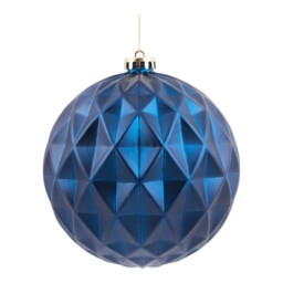Set of 4 Textured Baubles Navy - Angel Whispers - Wilko - thumbnail 5