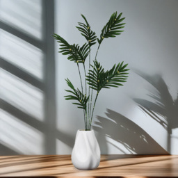 LED Palm Twig Light - Green - Wilko - thumbnail 1