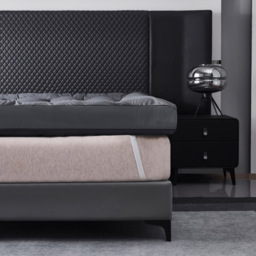 Ezysleep Small Double Grey Thick Super Soft Mattress Topper 4 inch - Wilko - thumbnail 4
