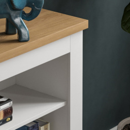 VIDA DESIGNS Arlington 3 Shelf White Bookcase - Wilko - thumbnail 5