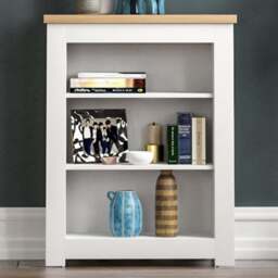 VIDA DESIGNS Arlington 3 Shelf White Bookcase - Wilko