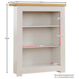 VIDA DESIGNS Arlington 3 Shelf White Bookcase - Wilko - thumbnail 7