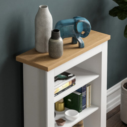 VIDA DESIGNS Arlington 3 Shelf White Bookcase - Wilko - thumbnail 4