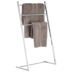 Premier Housewares 3 Arm Chrome Towel Stand - Size: 50 x 26 x 87cm - Silver - Wilko - thumbnail 3