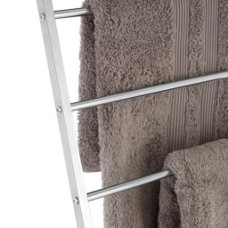Premier Housewares 3 Arm Chrome Towel Stand - Size: 50 x 26 x 87cm - Silver - Wilko - thumbnail 7