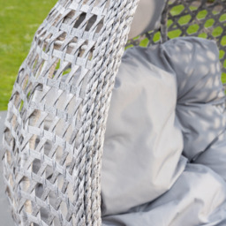 Artemis Home Oakley Light Grey Swing Chair - Size: 1 Seater - Wilko - thumbnail 6