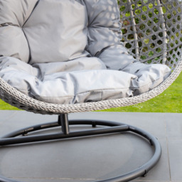 Artemis Home Oakley Light Grey Swing Chair - Size: 1 Seater - Wilko - thumbnail 5