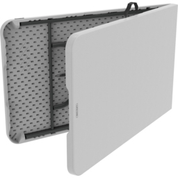 Lifetime Products Fold In Half Light Commercial Table - Size: 73.7 x 244.7 x 76.2cm - White - Wilko - thumbnail 6